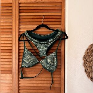 Reversible honey girl bikini set